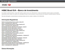 Tablet Screenshot of hsbcsv43.hsbc.com.br