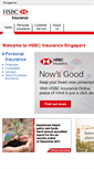 Mobile Screenshot of insurance.hsbc.com.sg
