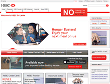 Tablet Screenshot of hsbc.lk