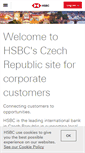 Mobile Screenshot of hsbc.cz