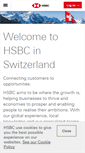 Mobile Screenshot of hsbc.ch